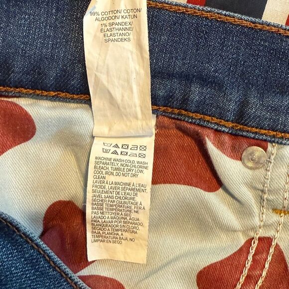 Lucky Brand Sofia Boot Cut Jeans Size 12 / 31 Ankle Mid Rise Shorter Inseam - Picture 6 of 9